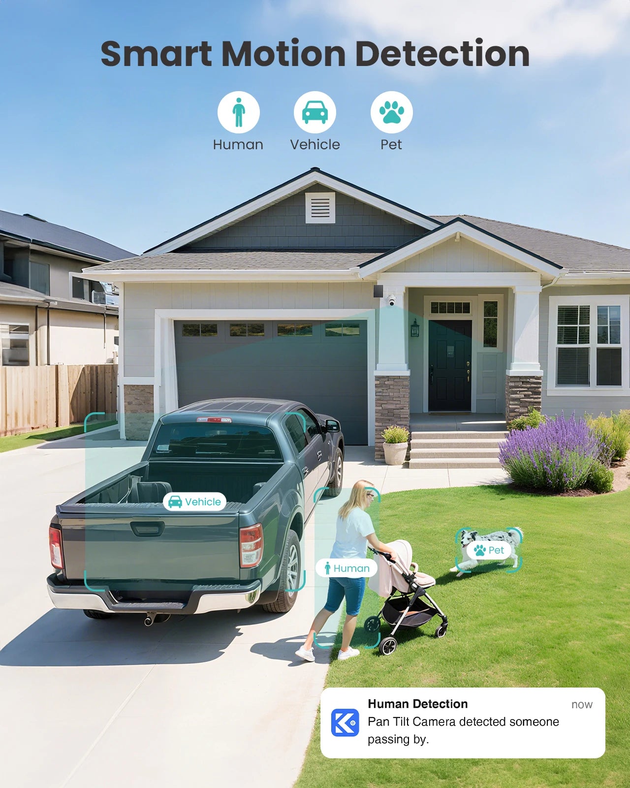 CAMSTRO 4K 8MP Ultra HD Full-Color Network Surveillance Kit 360° Camera 5G/2.4GHz Dual Wi-Fi AI Motion Tracking Two-Way Voice