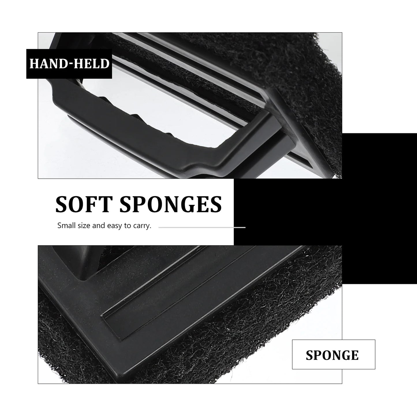 3 Pcs Grill Cleaning Brush Outdoor Bbq Brush Kitchen Tool Stainless Steel Sponge Pad Scrubber Barbecue Accessory Household