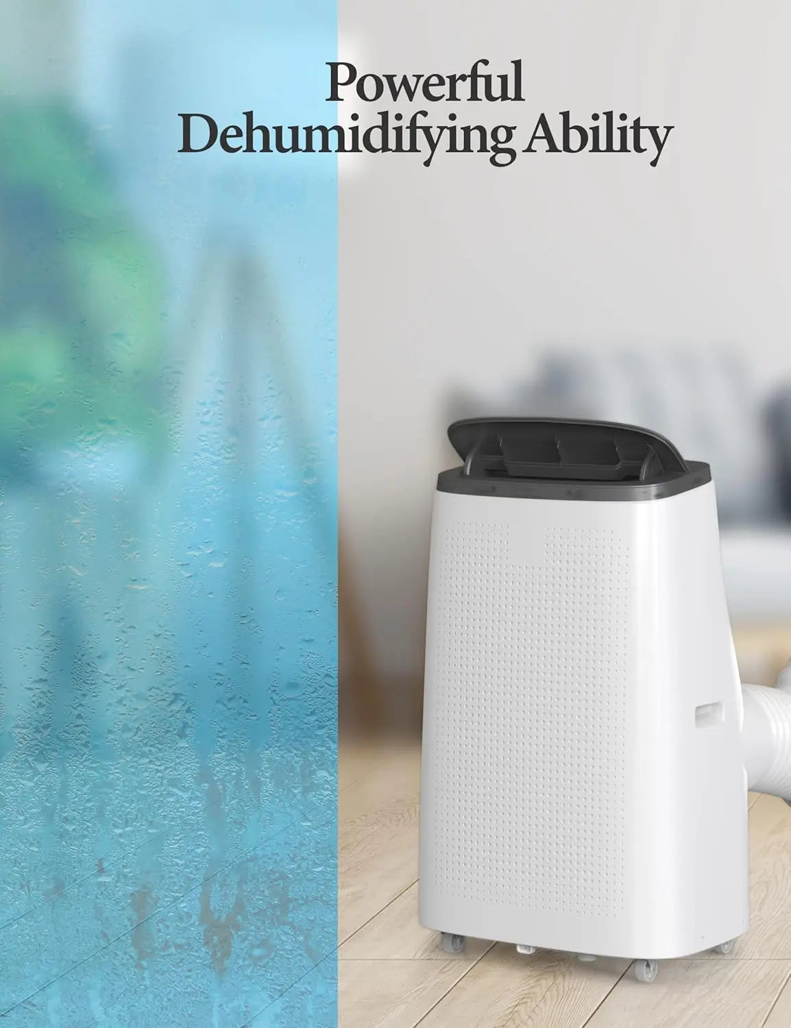 14000 BTU Portable Air Conditioner, 4-In-1 Energy Efficient Room Air Conditioner w/Remote/Fan/Dehumidifier, Cools Up to 750 Sq.