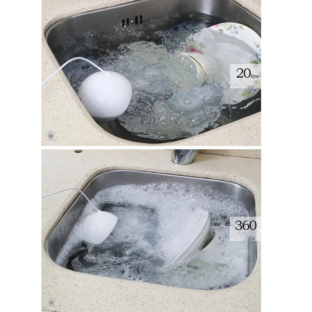 Mini Ultrasonic Wave Dishwasher Portable Travel Cleaning Machine Household Fruit And Vegetable Cleaning Machine