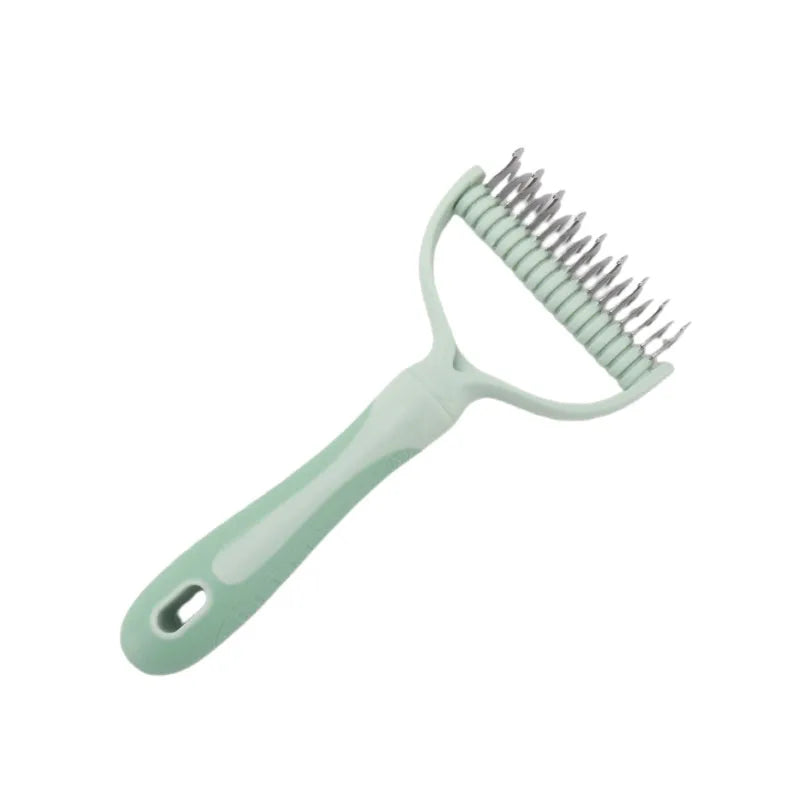Cat brush Cat Fur Knot Cutter Pets Hair Removal Comb Dog Grooming Shedding Tools Double sided Stainless Brush Pet Products