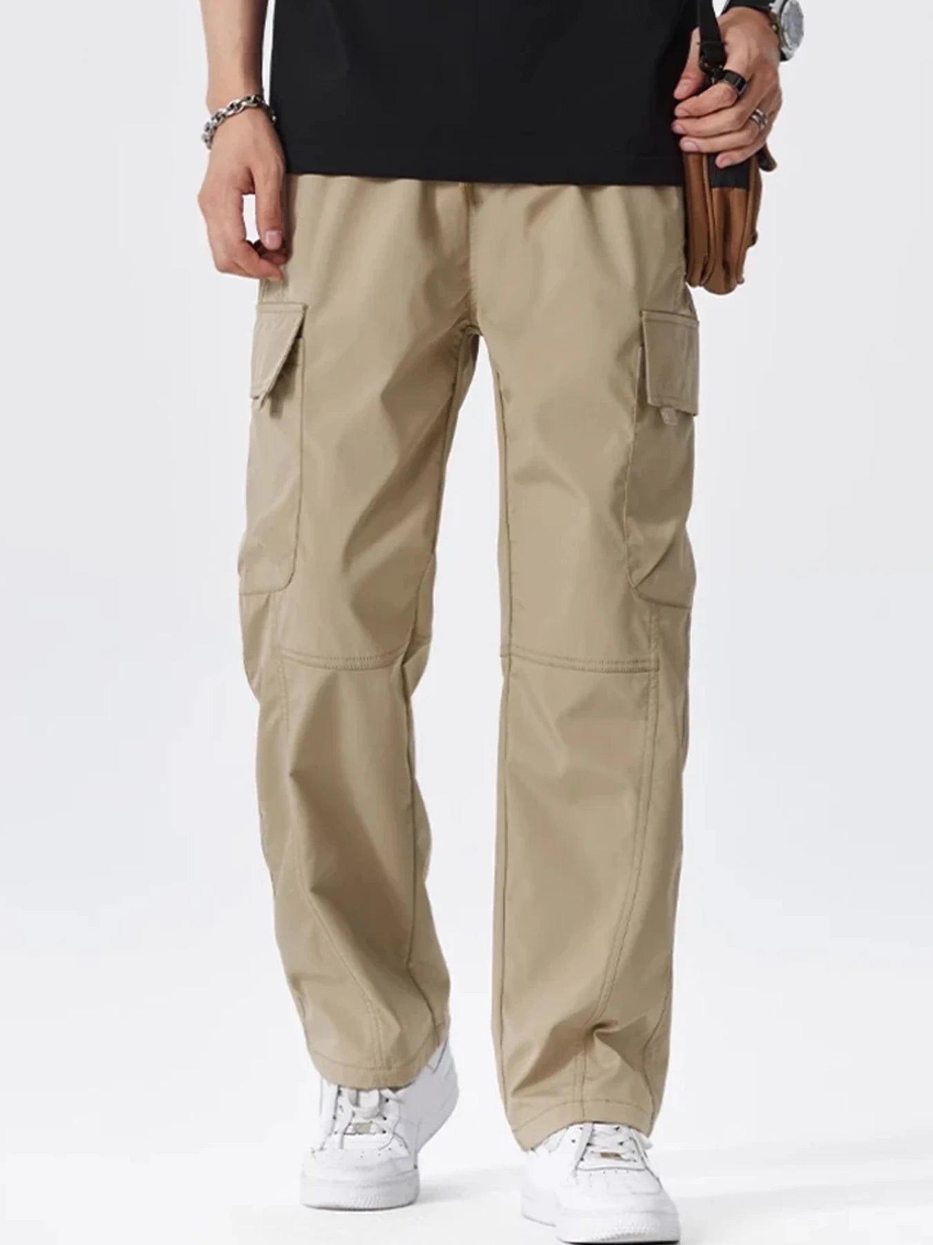 New Summer Tactical Pants Mens Quick Dry Thin Trousers Lightweight Casual Waterproof Pants Outdoor Workout Breathable Long