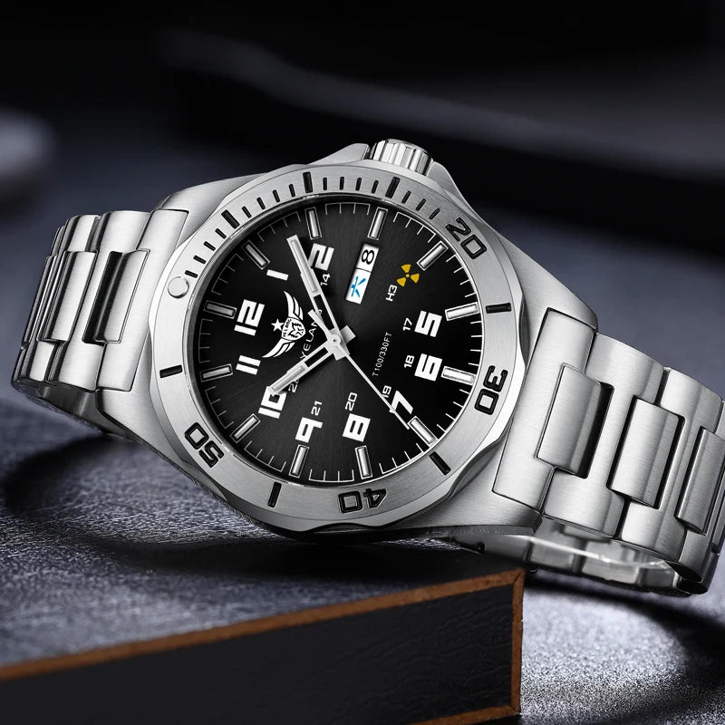 YELANG Watch For Man 44MM Men Mechanical Wristwatches Luxury Sapphire Glass AR Coated Automatic Watches 10bar Waterproof Watch