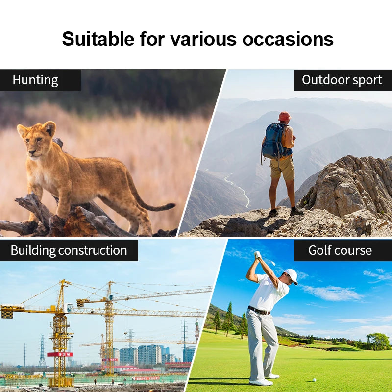 Nohawk HD-2200M Hunting Laser Rangefinder Multifunctional Telescope Range Finder 8X 2200Yards  for Hunting Shooting Golf Camping