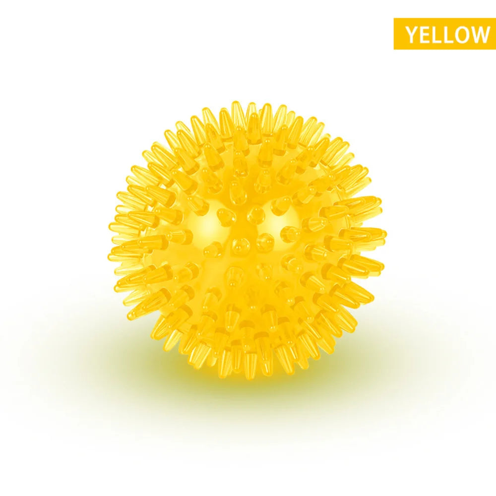 Pet Chew Toys Teeth Grinding Squeaky Tooth Cleaning Ball Cat Puppy Sounding Toy Dog Interactive Toys Pet Supplies