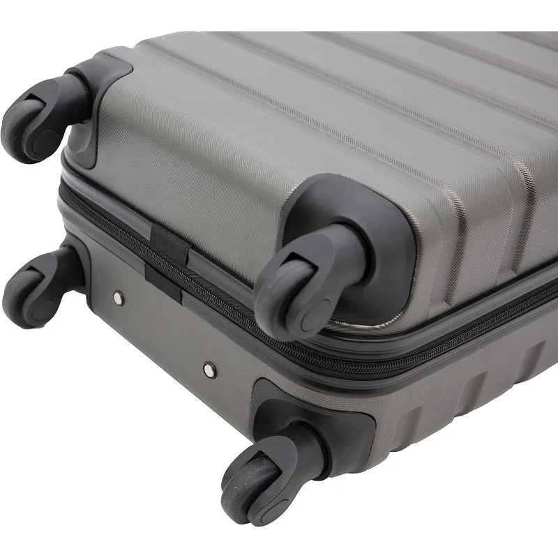 Club Harper Luggage, Charcoal, 20-Inch Carry-On