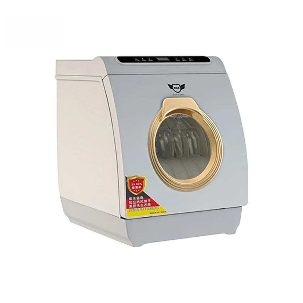 Mini Dishwasher, Portable Countertop Dishwasher, Compact Automatic Dishwasher for Home Kitchen Commercial Use, Q8-Max Model