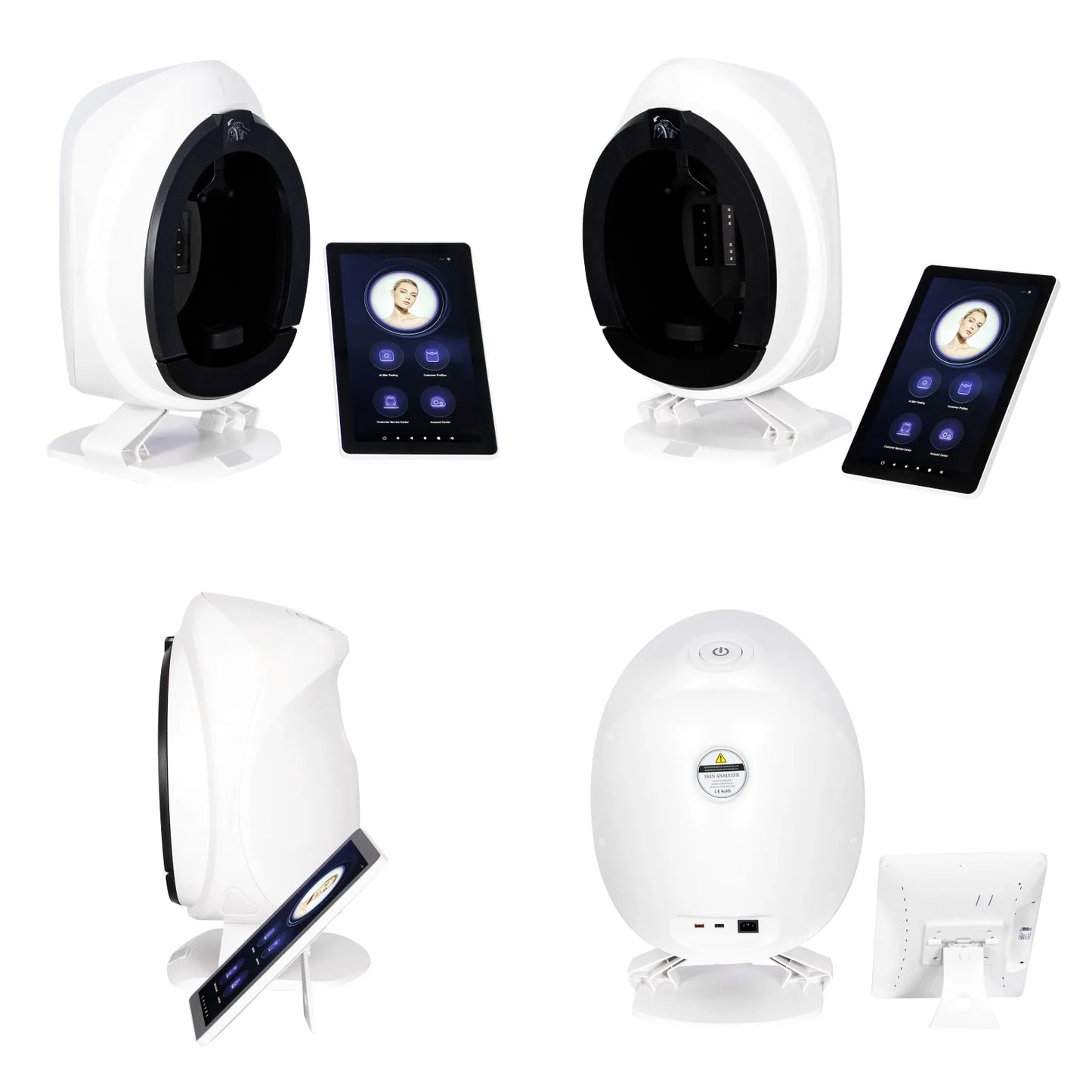 AISIA Q1 3D AI Facial Skin Analyzer Detection Skin Problem Diagnosis 8 Spectrum Professional Analysis Beauty Salon Equipment CE