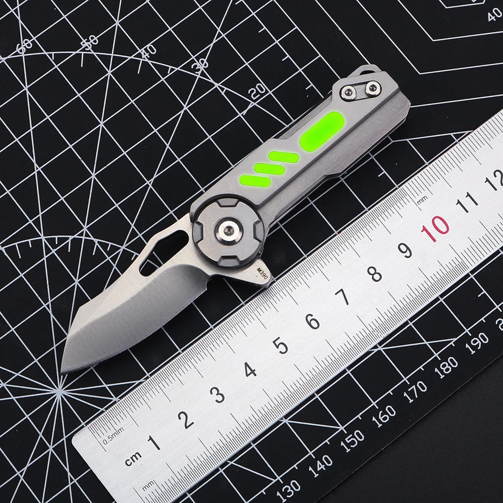XUANFENG 3-layer outdoor folding knife, sharp fruit knife, VG10 steel camping and hunting multifunctional knife
