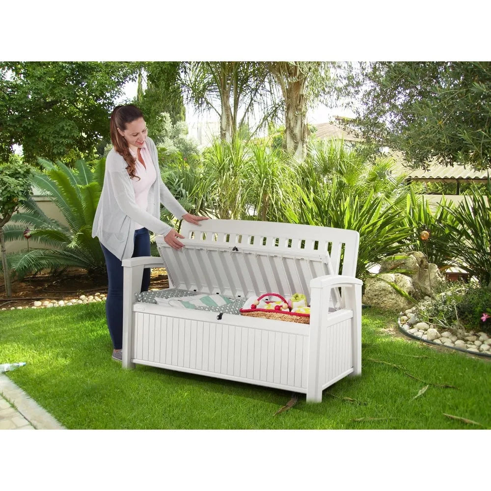 Cottage Garden and Patio Bench Trunk, 227 liters