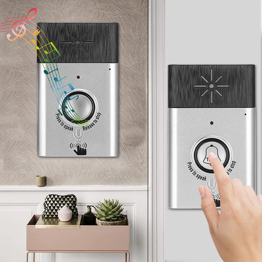 Smart Wireless Voice 2-Way Intercom Doorbell Access Control System Home Security