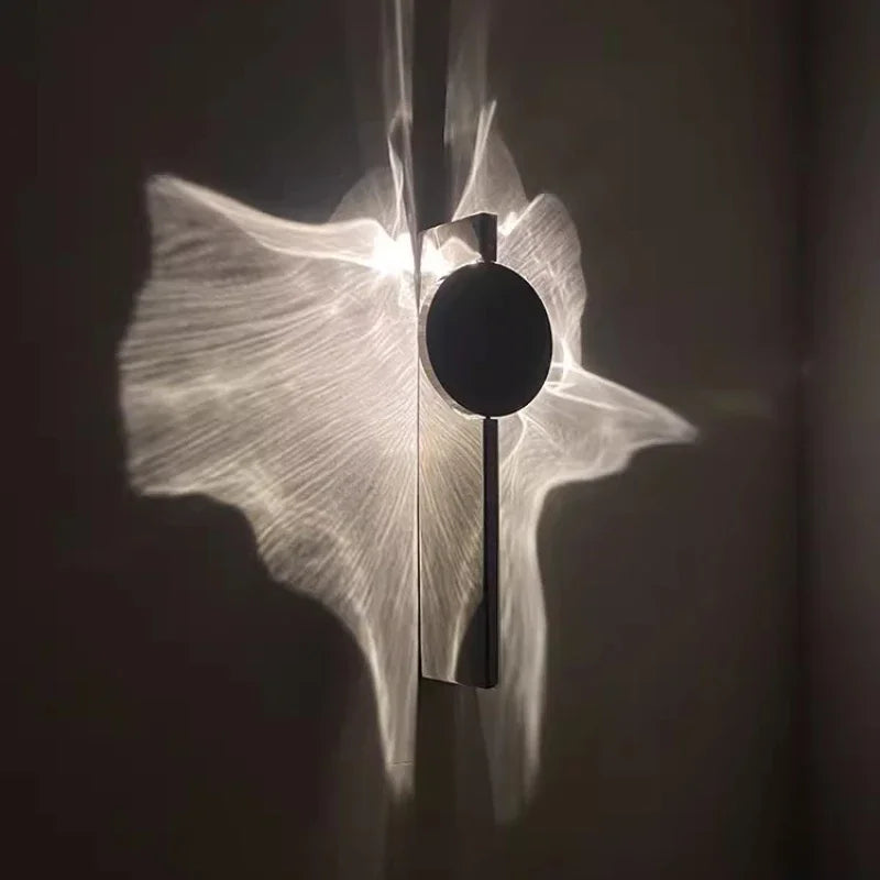 Postmodern Rotatable Creative Water Ripple Entrance Background Wall Light Bedroom Bedside Living Room Atmosphere Light