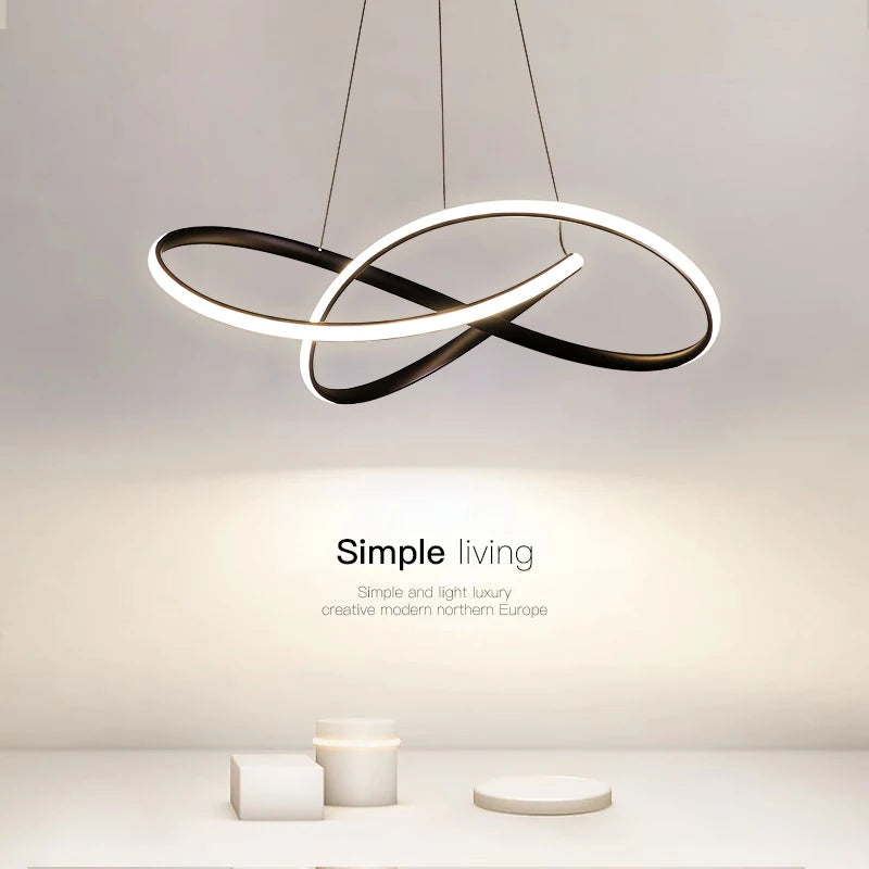 Modern Dining Room Pendant Lights Nordic LED Dining Table Ceiling Chandelier Living Room Home Indoor Bar Counter Hanging Lamp