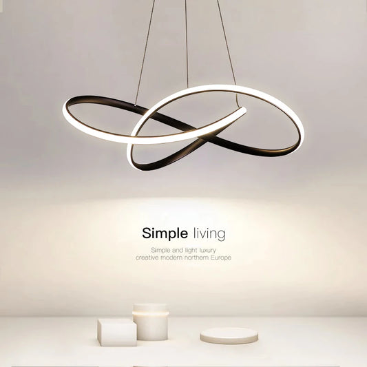 Modern Dining Room Pendant Lights Nordic LED Dining Table Ceiling Chandelier Living Room Home Indoor Bar Counter Hanging Lamp