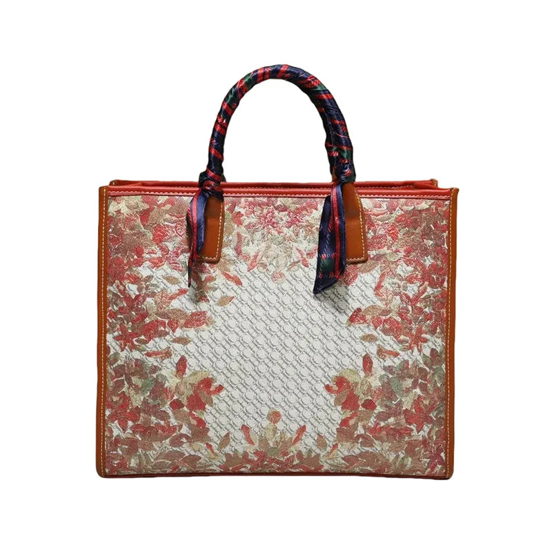 CH-Large Capacity Handbag for Women High-quality Square Shoulder Bag VersatileDaily Travel New Shopping Bag