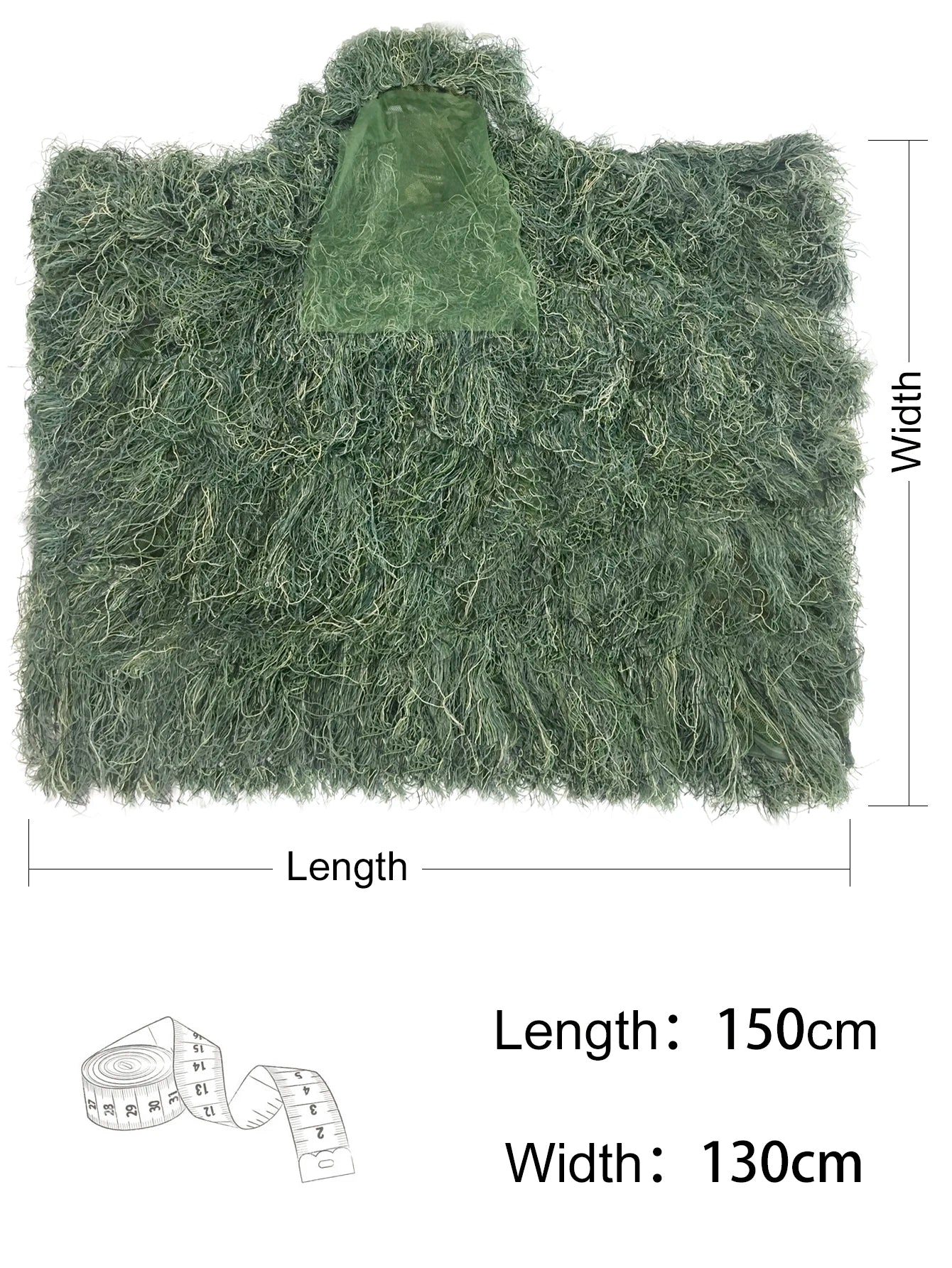Men Outdoor Hunting Ghillie Suit Ghillie Clothes Top Men Camouflage Hunting Gilley Suit Outdoor Jungle Hunting Cloak Poncho