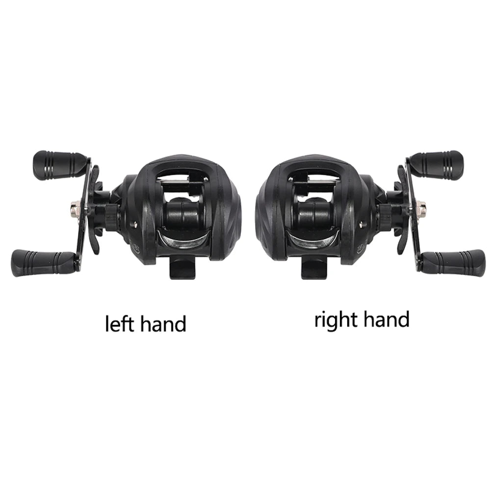 Fishing Wheel 7.2/1 Gear Ratio Baitcasting Reel Metal Max Drag 10kg Saltwater Freshwater 18+1BB for Beginners Fishing Accessory