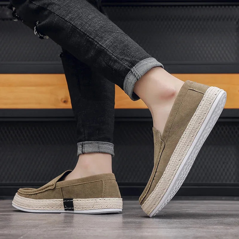 Shoes For men Summer Breathable One Foot Men Casual Shoes Low Cut Comfortable Walking Shoes Sneakers