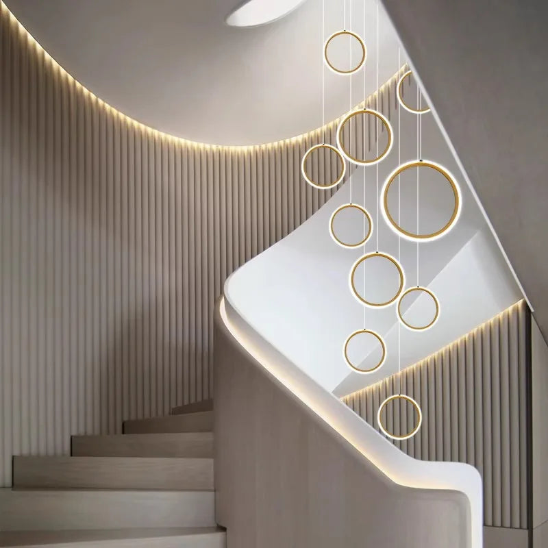 Modern home decor ring led lights pendant light lamps for living room Chandeliers for dining room hanging light indoor lighting