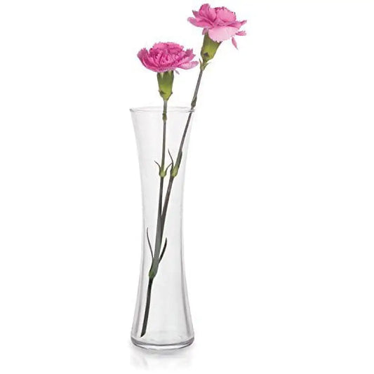 Clear Glass 8 Sabrina Bud Floral Vase