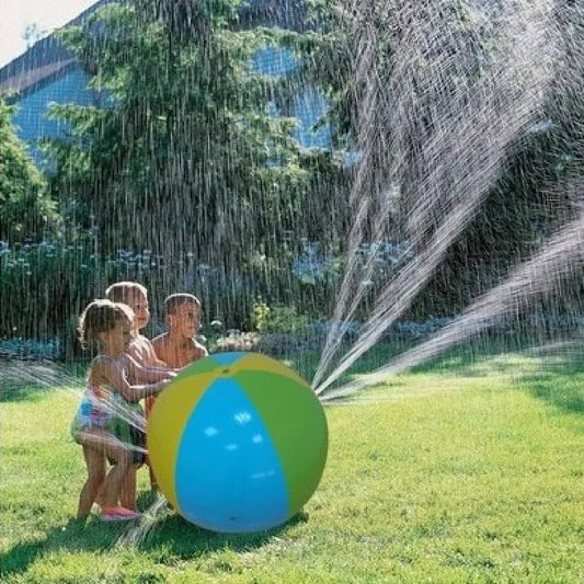 75CM  Outdoor Pool Play Water Spray Ball Beach Sport Inflatable Swimming Pool Balloons Children Kids Colorful Water Game Toy
