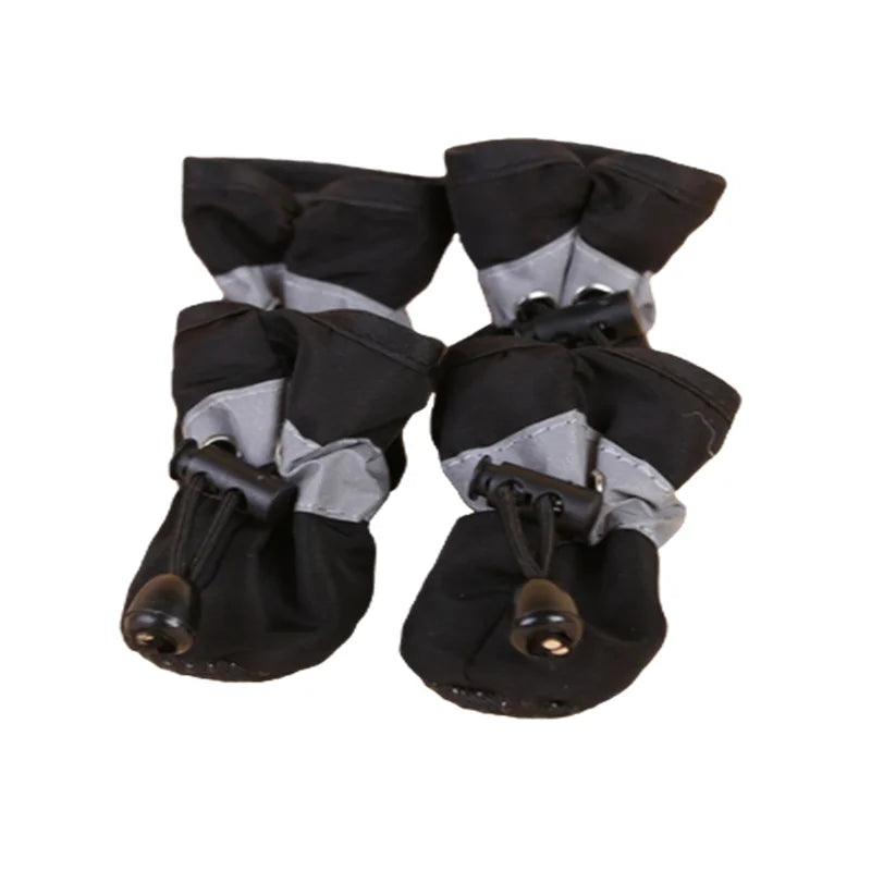 4 PCS set Of Waterproof Pet Dog Shoes, Anti Slip Soft Soled Rain Boots, Kitten Dog Shoes, Puppy Pet Boots, Pet Paw Accessorie