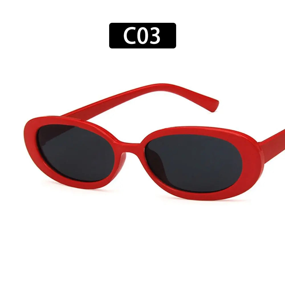 Retro Sunglasses for Women Small Oval Frame Sun Glasses Fashion Shades Polarized Eyewear UV400 Protection Outdoor Sports Shaeds