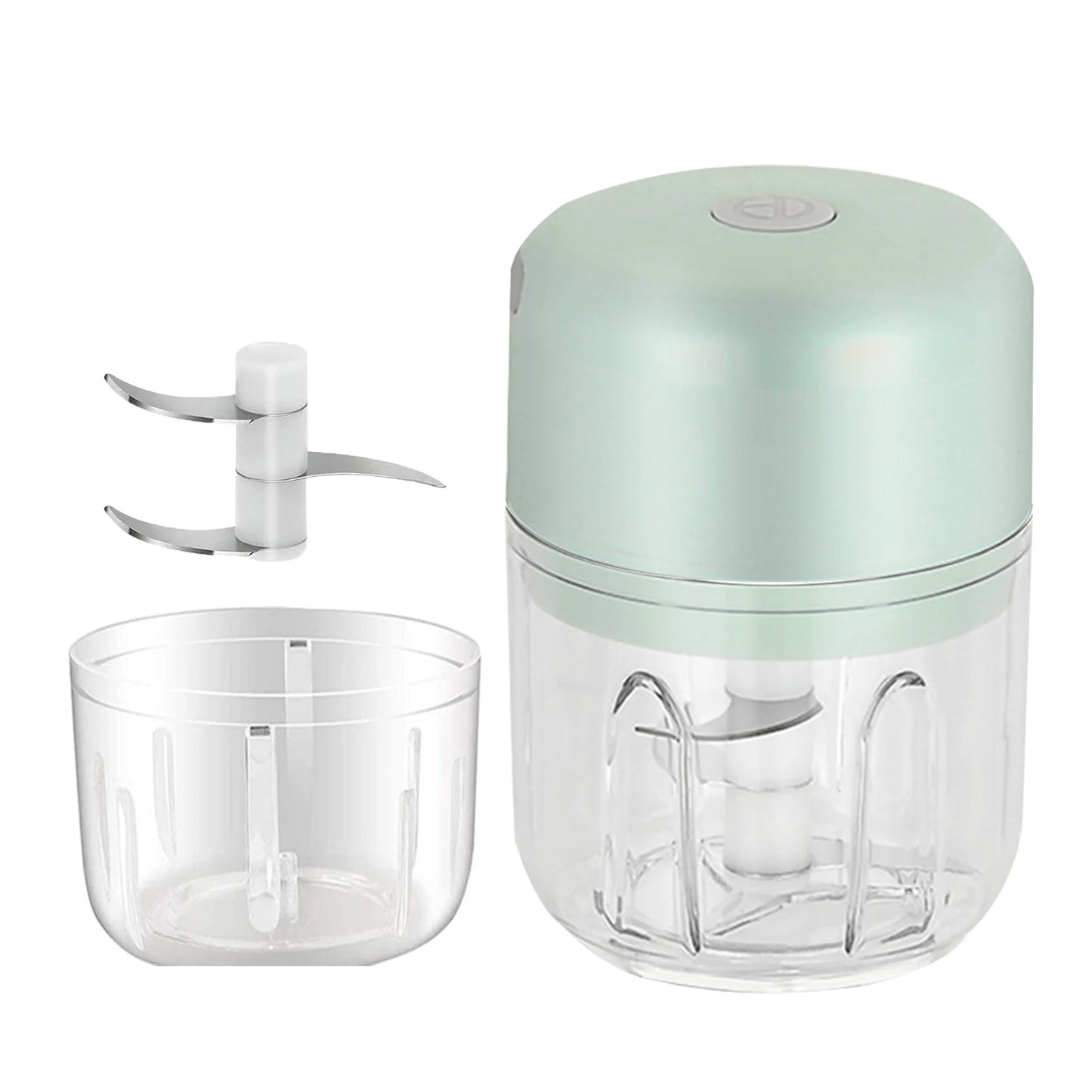 250ml Electric Garlic Chopper, Mini Portable Veggie Chopper, Garlic Grinder Masher Onion Chopper, Food Processor