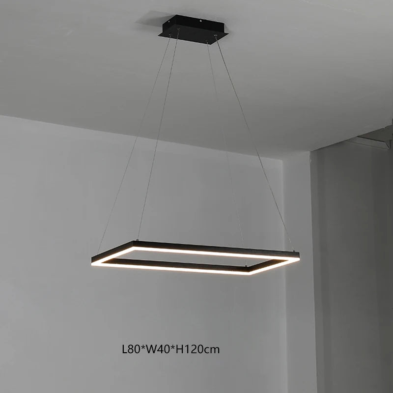 Living room pendant lamp 2024 new simple modern atmosphere hall main lamp Nordic creative designer restaurant lamp