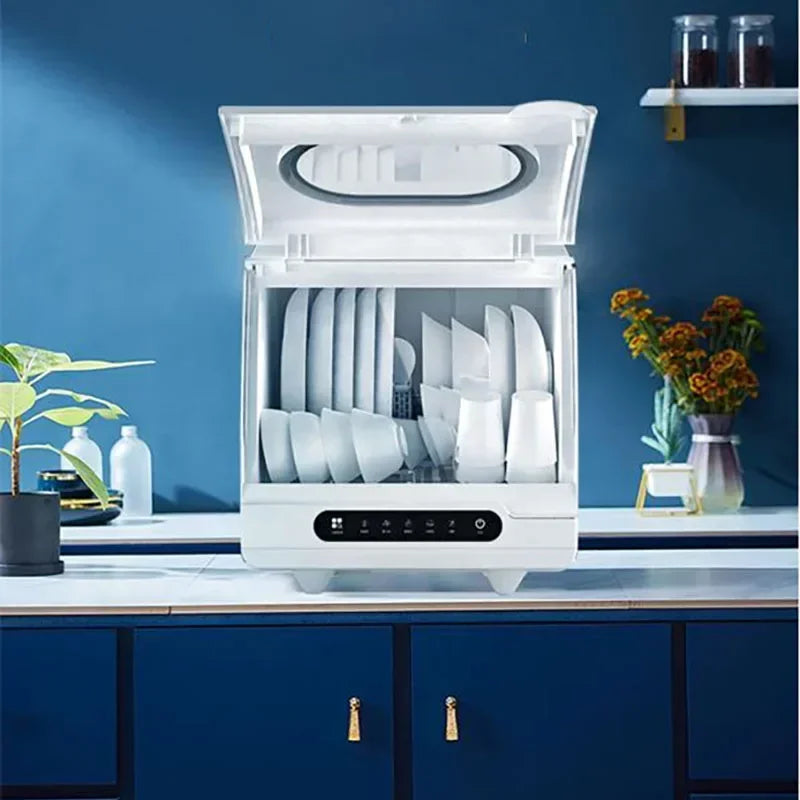 New Dishwasher Compact/Portable Dish Washer Desktop Drying And Disinfection One-piece Fully Automatic Dishwasher-free