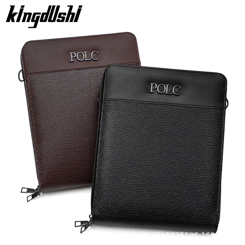 Men's casual crossbody bag, large capacity, personalized, fashionable, business men's chest bag, hand-held handbag