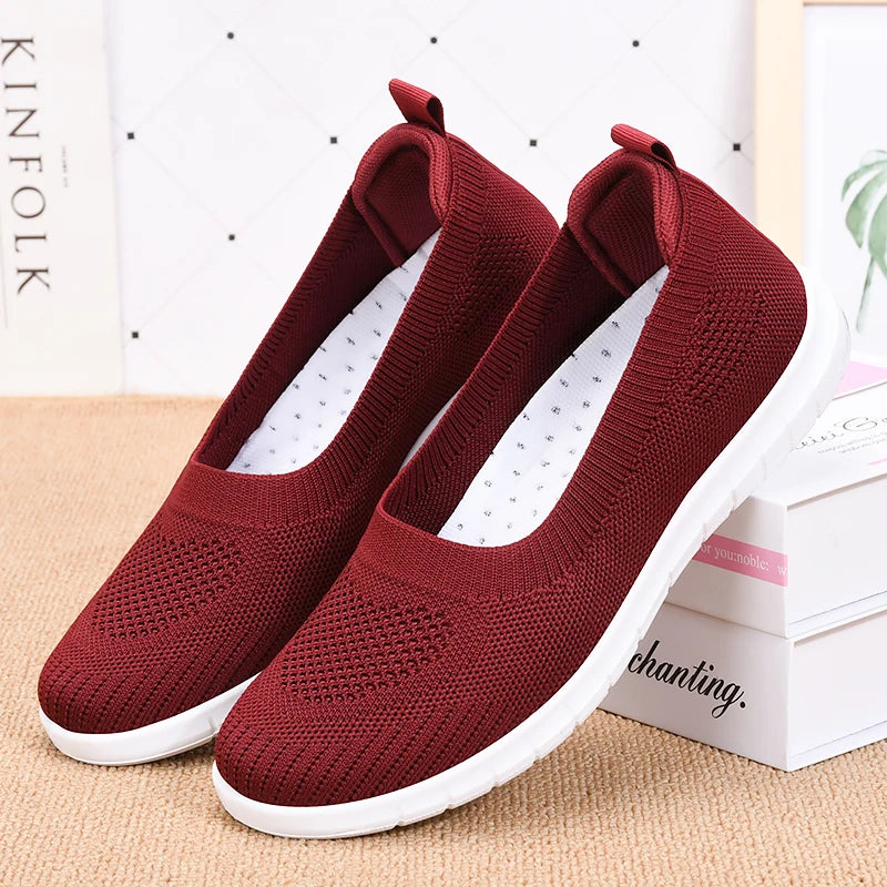 Fshion Women's Summer Footwear Platform Loafers Ladies Ballet Flats Female Sneakers Comfortable And Elegant Women's Shoe