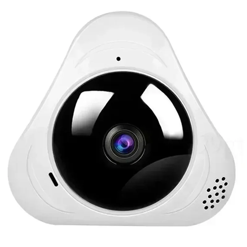 ELECT-Smart Home Security Protection 360° Wifi Panoramic Camera 1080P HD Fisheye IP Cam Night Vision CCTV Small Camcorder