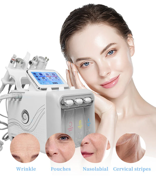 Skintierest 6in1 Multifunctional Water Coagulation Oxygen Micro Grinder H2o2 Professional Skincare and Cleansing Machine