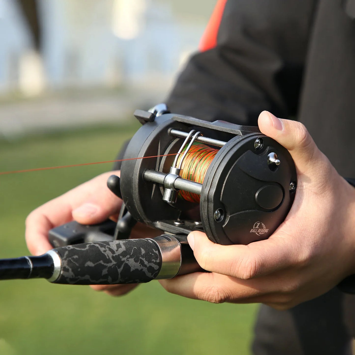 Sougayilang Saltwater Fishing Reel 3000 4000 Series Trolling Reel Drum Fishing Reel Saltwater Right Hand Sea Fishing Reel Pesca