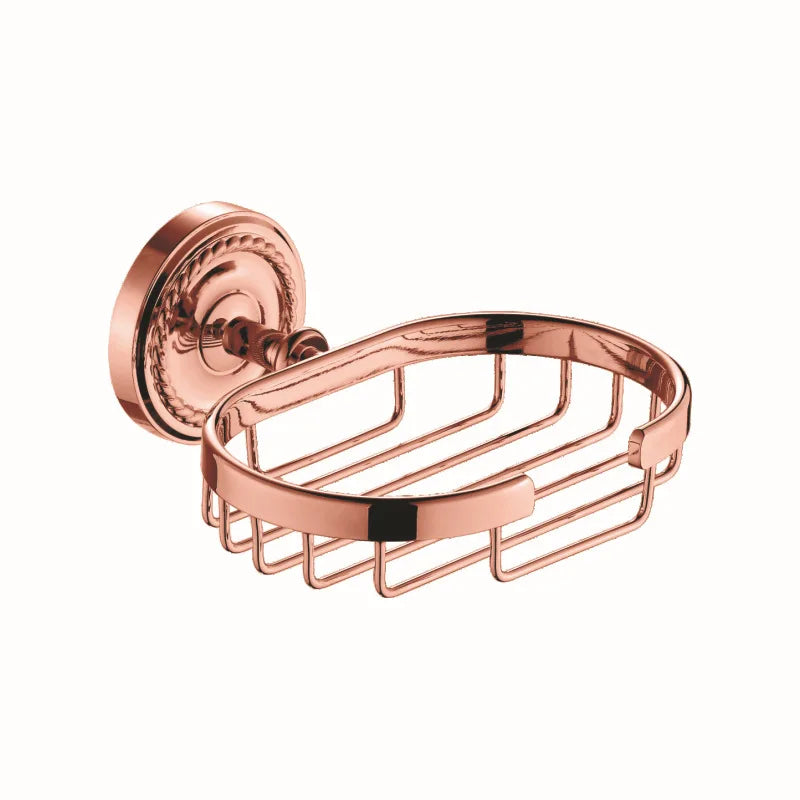 Rose Gold Bathroom Accessories Bath Brass Bathroom Soap Dish Set Toilet Life Bathroom Rack Paper Holder Bathroom Appliance