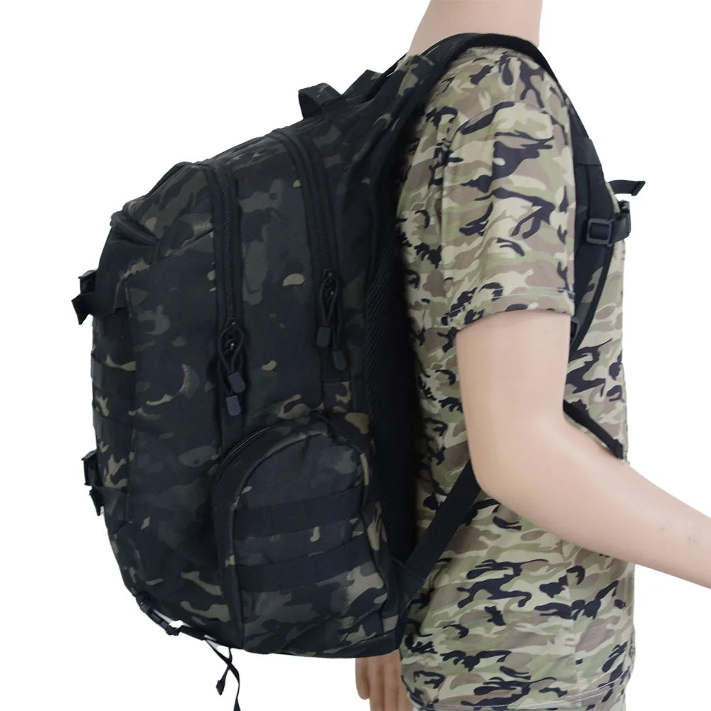 Outdoor new camping hiking backpack 45L large capacity shoulder men tactical camouflage backpack