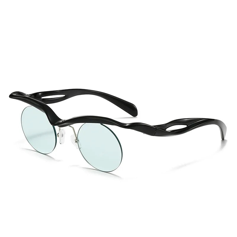 Women Fashion Round Sunglasses Designer Special-shaped Sun Glasses For  Men Round Rimless Outdoor Party Accessory Unisex Eyewear