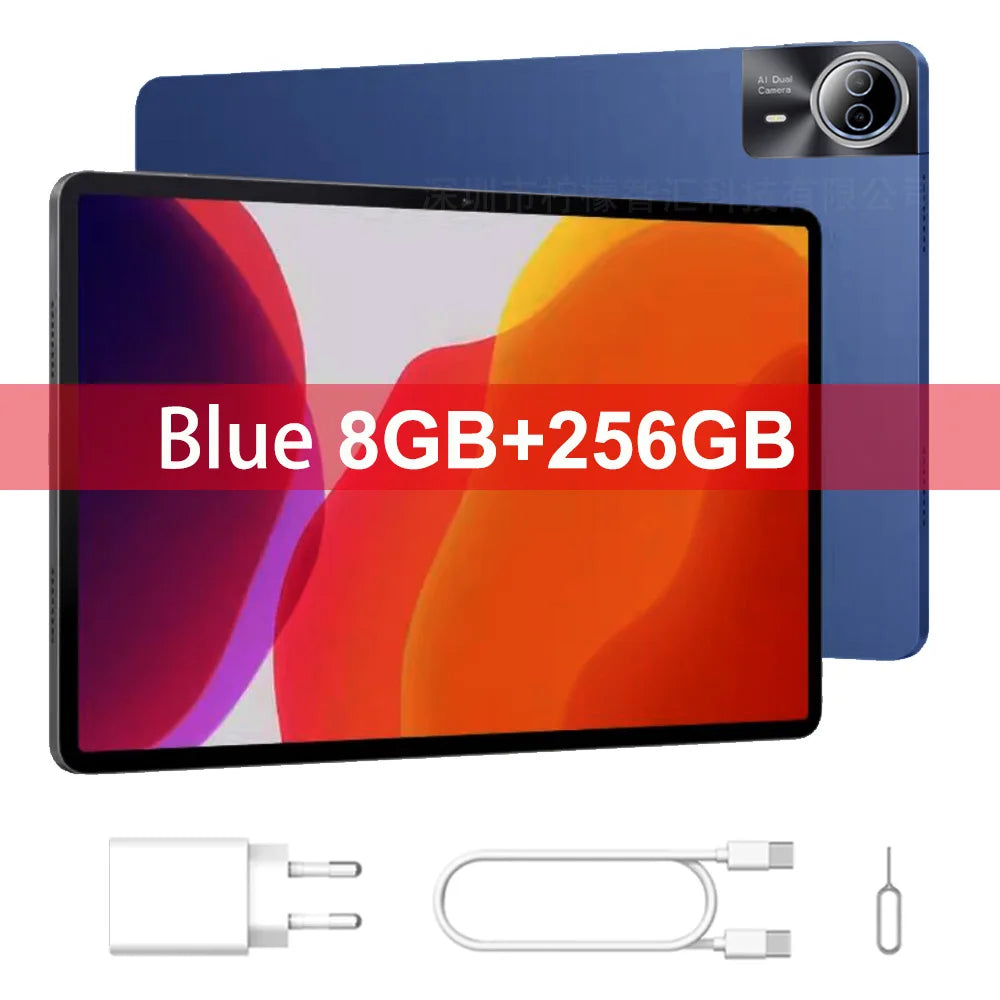 2025 New 14 Inch Tablet Android 14 Google Play Bluetooth 5.0 WiFi Dual 4G Network Tablets 16GB RAM 512GB ROM Projection keyboard