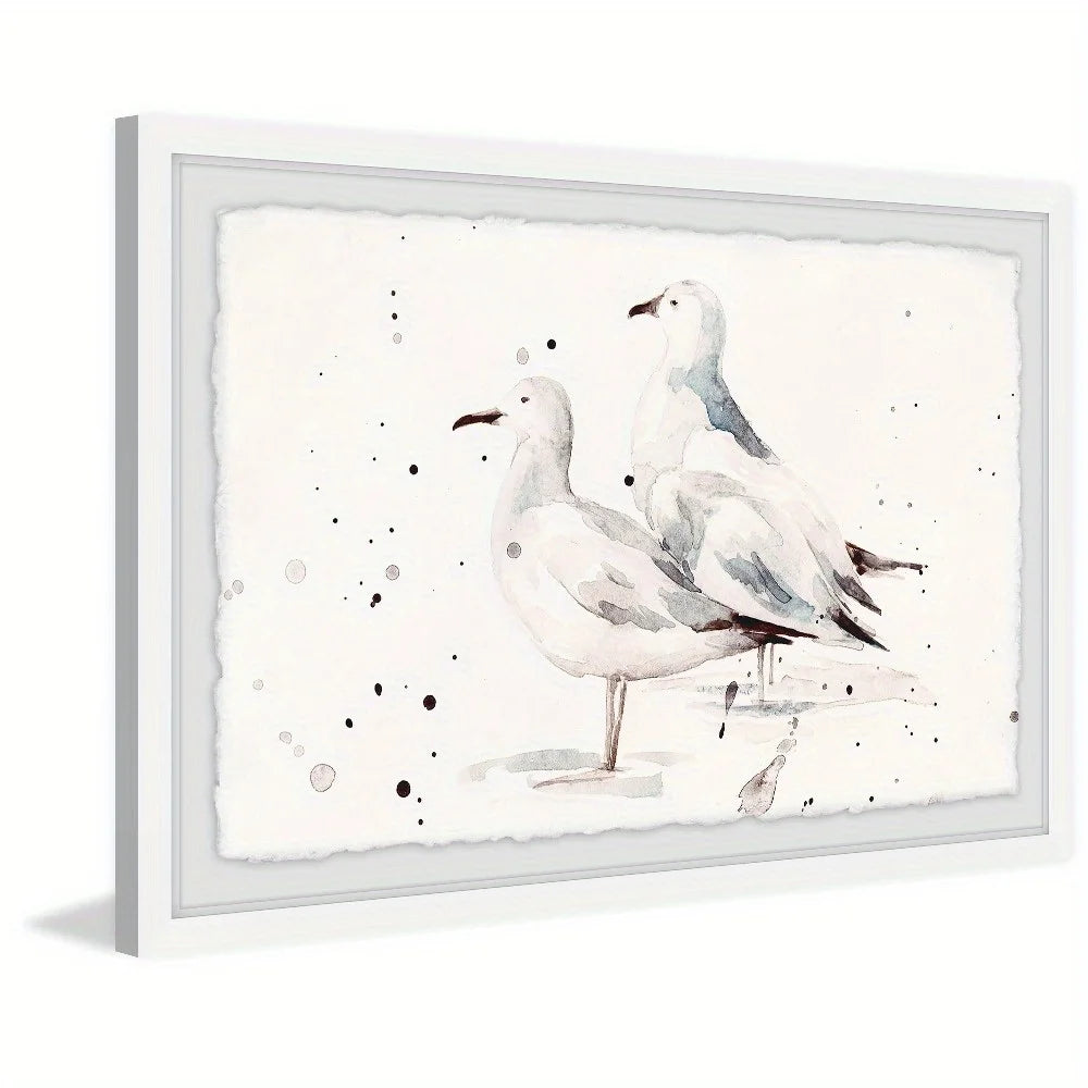 "Best of Friends" Framed Wall Art (8"x12") - Friendship-Themed Design, Sturdy Frame, Warm Tones, Ideal for Bedrooms/Living Rooms