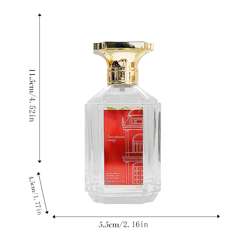 100ML 3.4FL.OZ Saffron Perfume for Women - Bacc R.oug 540 Eau de Parfum, Oriental Woody Notes Fragrance spray