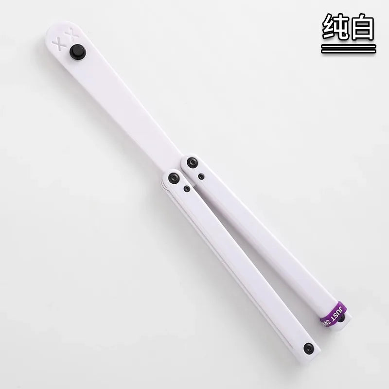 Hunting Accessories Trainer ABS Handle with Bushing Structure Butterfly Knife Training Butterfly Handshake Knife Prop