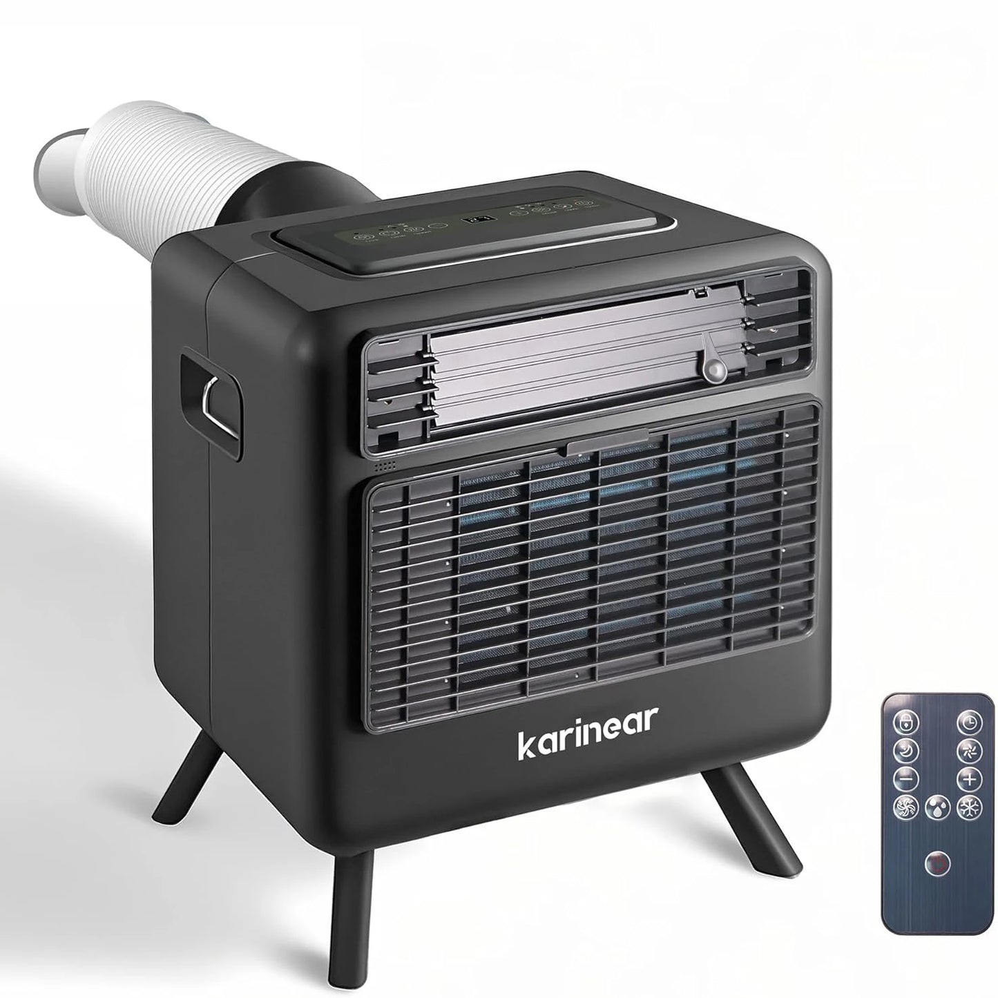 Portable Air Conditioner for Camping, 3300BTU, 436W AC Unit Fast Cooling Down to 60°F, Tent,3 Cooling Modes, 24 Hour Timer(Grey)