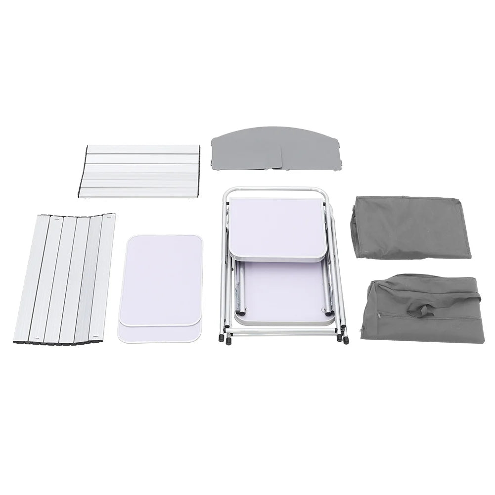 Outdoor Protable Camp Kitchen with Zippered Storage