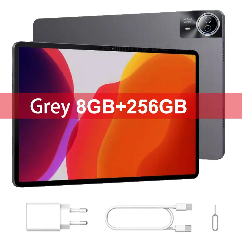 2025 New 14 Inch Tablet Android 14 Google Play Bluetooth 5.0 WiFi Dual 4G Network Tablets 16GB RAM 512GB ROM Projection keyboard