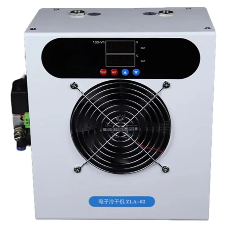 120L/min Gas Dryer Air Compressor Refrigerated Compressed Air Drying Water Removal Filter Automatic Drainage Small Cold Dryer