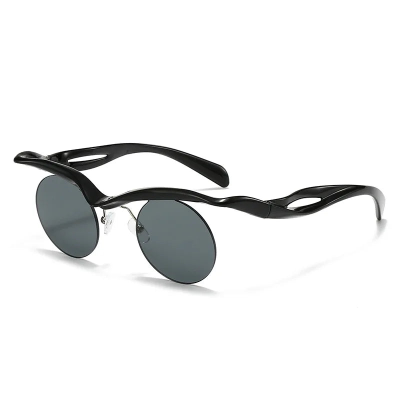 Women Fashion Round Sunglasses Designer Special-shaped Sun Glasses For  Men Round Rimless Outdoor Party Accessory Unisex Eyewear