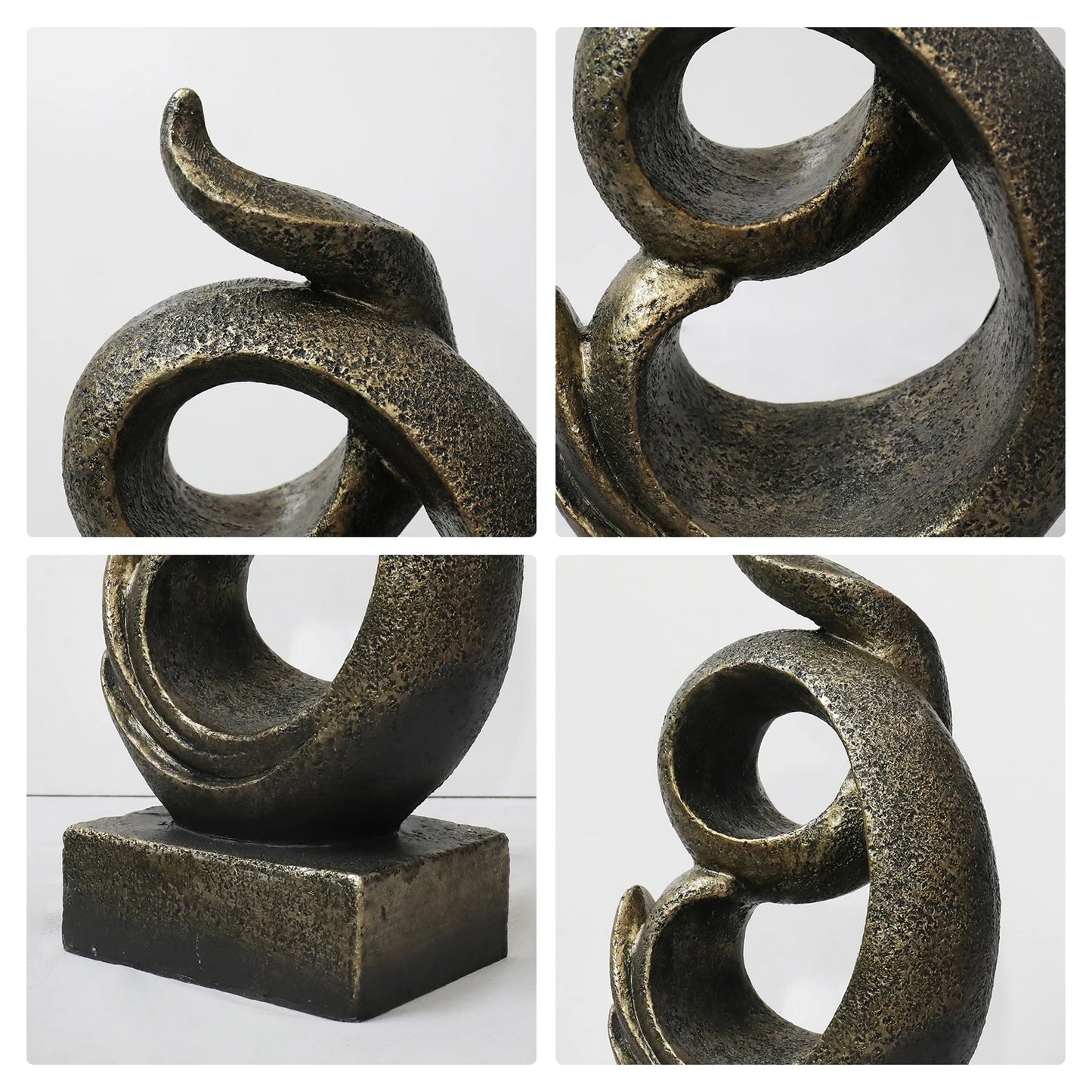 14.17''H Retro Style Sculpture Statue Decoration Home Gift Crafts Home Living Room Bookshelf Coffee Table Office Desk Decoration