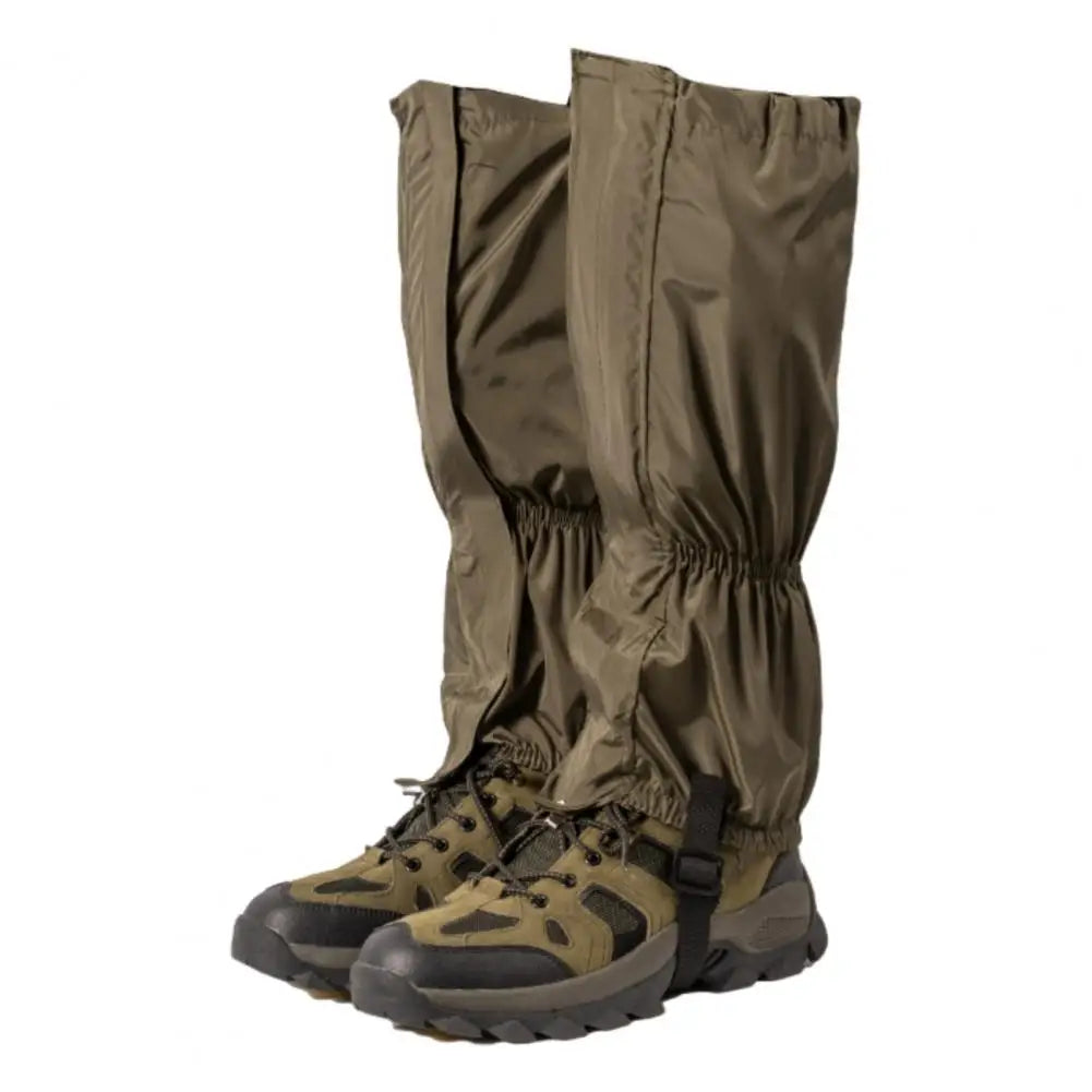 Hiking Leg Gaiters Waterproof Adjustable Leg Gaiters for Outdoor Activities Hiking Climbing Skiing Hunting Men Women Snow Boot