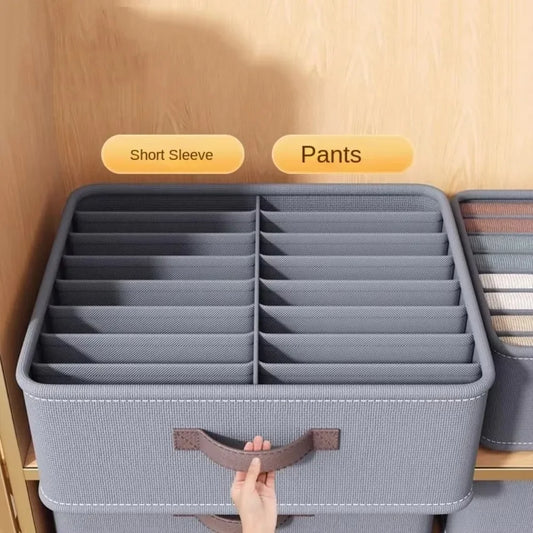 Wardrobe Clothes Storage Organizer Pants Sweater T-Shirt Storage Box with PP Board Cabinet Drawer Organizer Jeans Storage Box